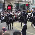 The flag-draped coffin stops by St. Paul's, Margaret Thatcher's Funeral, St. Paul's, London - 17th April 2013