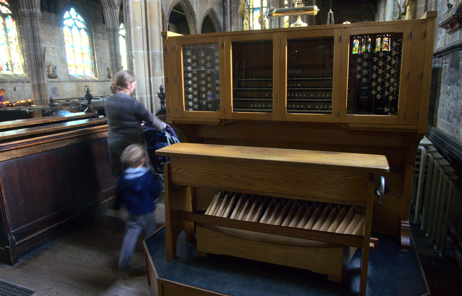 The T. C. Lewis organ from Chesterfield and the Twisty Spire, Derbyshire - 19th April 2013