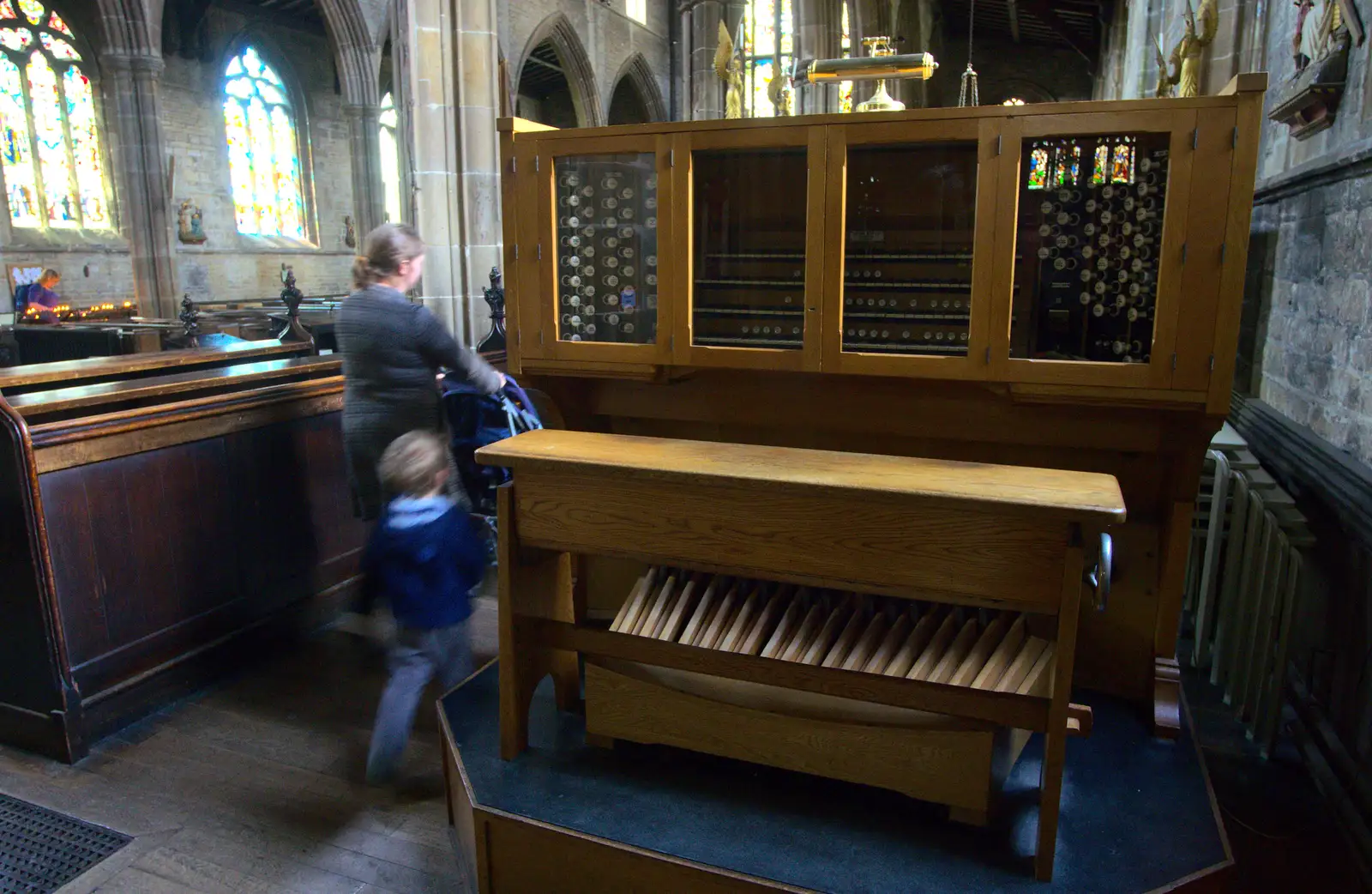 The T. C. Lewis organ, from Chesterfield and the Twisty Spire, Derbyshire - 19th April 2013