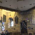 Bell ropes hang from the ceiling, Chesterfield and the Twisty Spire, Derbyshire - 19th April 2013