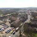 A view over Chesterfield, Chesterfield and the Twisty Spire, Derbyshire - 19th April 2013