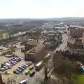 A view over Chesterfield, Chesterfield and the Twisty Spire, Derbyshire - 19th April 2013