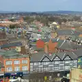 Mock Tudor building, and the car park we parked in, Chesterfield and the Twisty Spire, Derbyshire - 19th April 2013