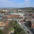 Chesterfield, looking towards Rotherham, Chesterfield and the Twisty Spire, Derbyshire - 19th April 2013