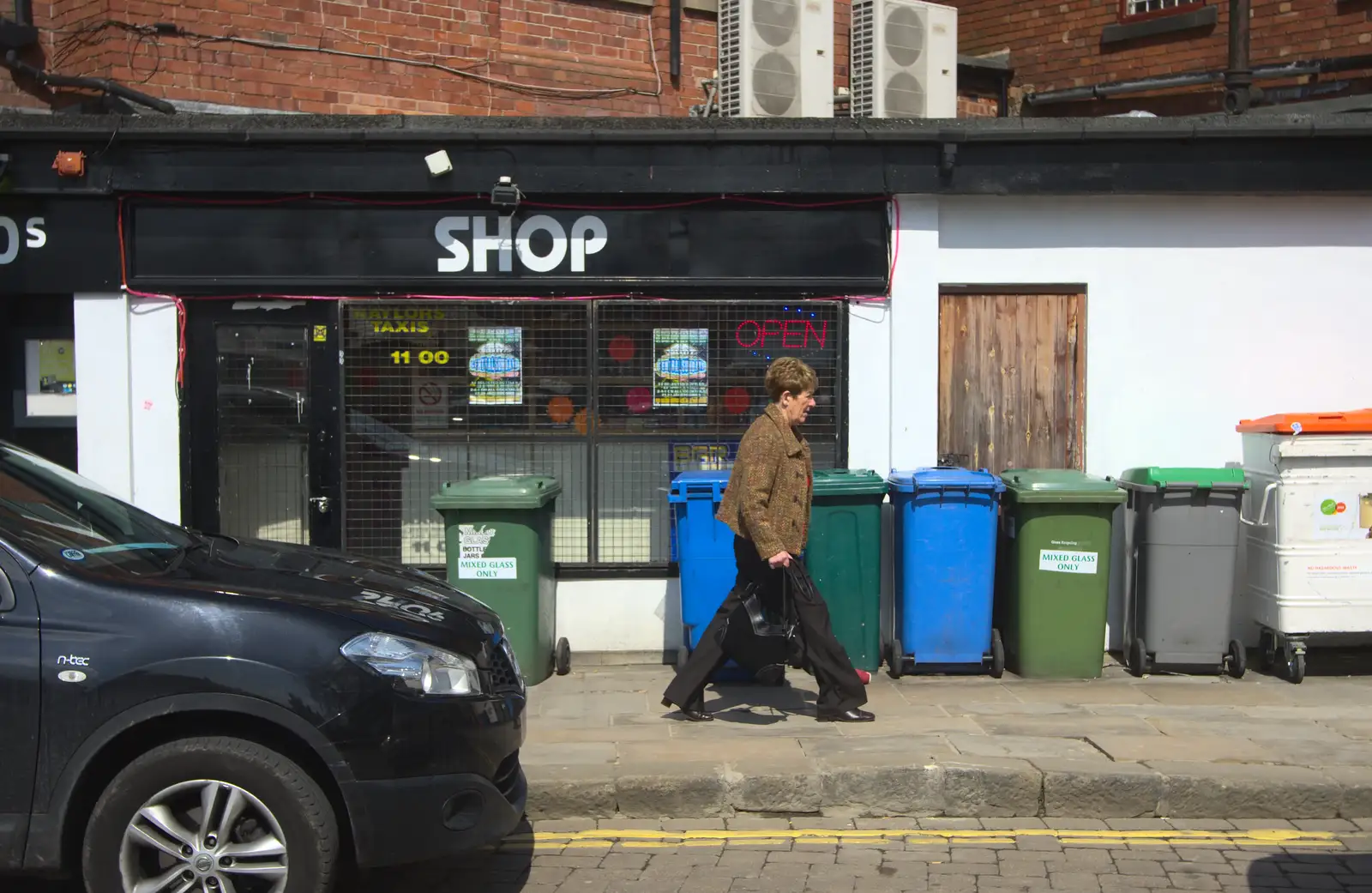 A shop in Chesterfield, prosaicly called 'Shop', from Chesterfield and the Twisty Spire, Derbyshire - 19th April 2013