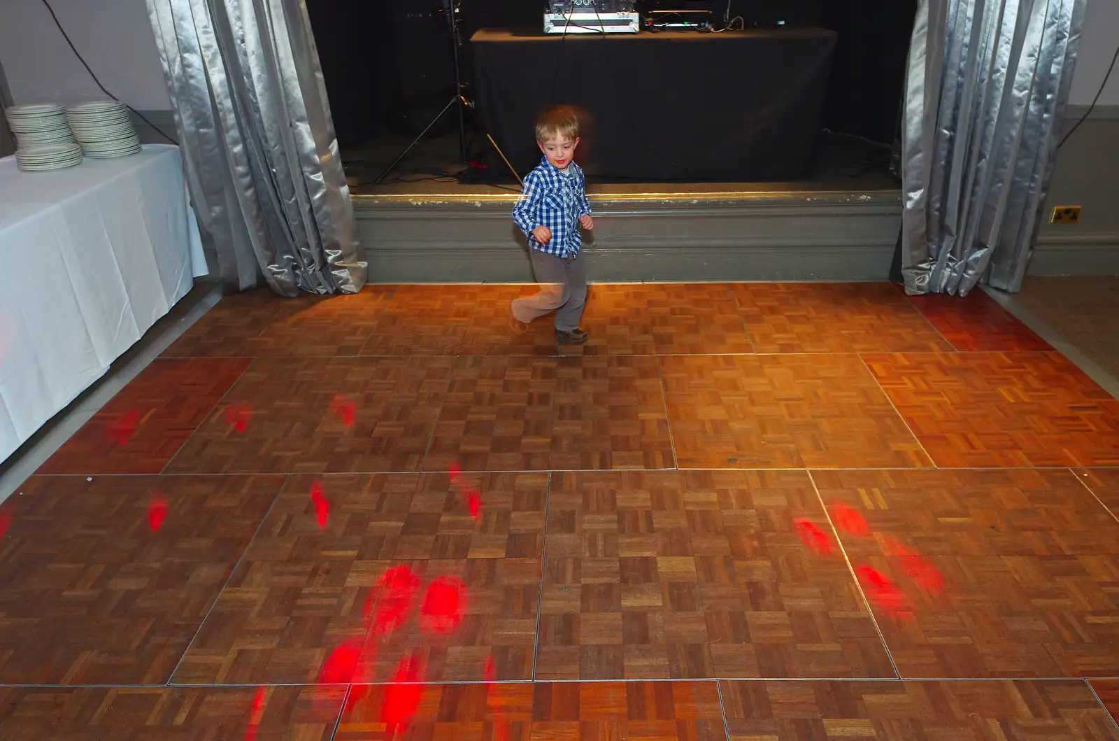 Fred gets the dancing going, from Uncle James's Ninetieth Birthday, Cheadle Hulme, Manchester - 20th April 2013