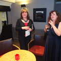 Sis and Cathy, Uncle James's Ninetieth Birthday, Cheadle Hulme, Manchester - 20th April 2013