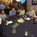 Our table, Uncle James's Ninetieth Birthday, Cheadle Hulme, Manchester - 20th April 2013