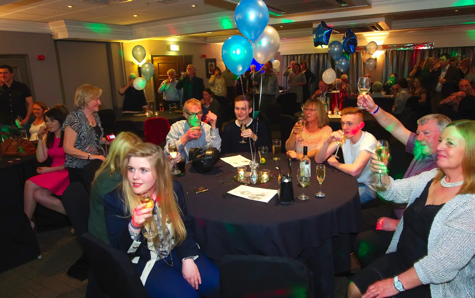 A toast, from Uncle James's Ninetieth Birthday, Cheadle Hulme, Manchester - 20th April 2013