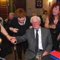 James is surrounded by his girls, Uncle James's Ninetieth Birthday, Cheadle Hulme, Manchester - 20th April 2013