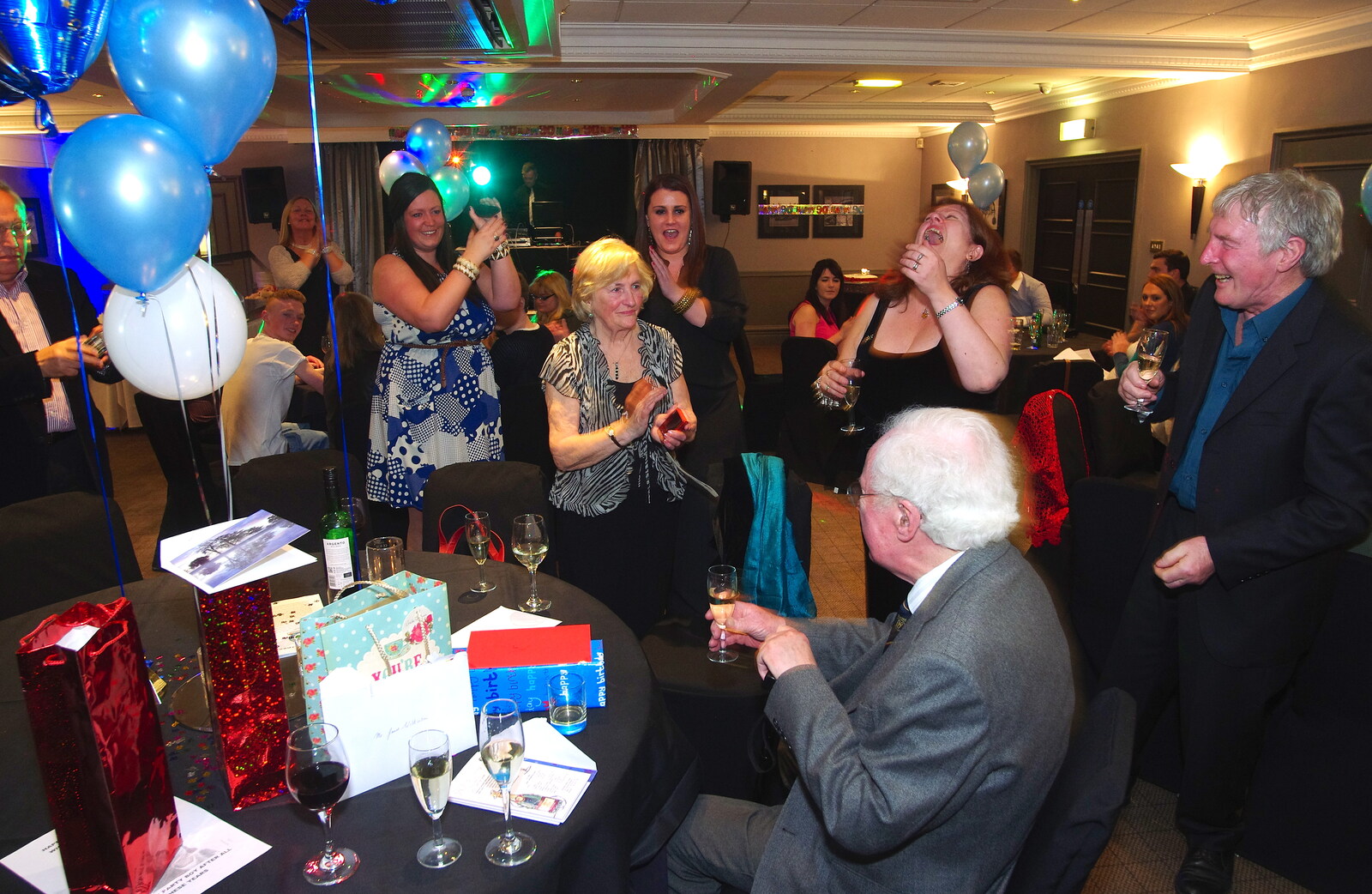 A big round of applause from Uncle James's Ninetieth Birthday, Cheadle Hulme, Manchester - 20th April 2013