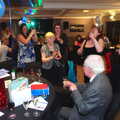 A big round of applause, Uncle James's Ninetieth Birthday, Cheadle Hulme, Manchester - 20th April 2013