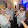 Josephine, Neil and Caroline, Uncle James's Ninetieth Birthday, Cheadle Hulme, Manchester - 20th April 2013