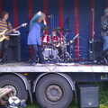 The BBs are on a lorry trailer in a pub garden, Public Enemy at the UEA and other Camera-phone Randomness, Norwich - 24th April 2013
