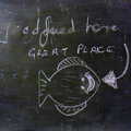 Comedy fish graffiti, Public Enemy at the UEA and other Camera-phone Randomness, Norwich - 24th April 2013