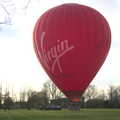 Spammy's Birthday, The Swan Inn, Brome, Suffolk - 27th April 2013, There's a Virgin balloon on the Cornwallis's field