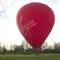 There's a Virgin balloon on the Cornwallis's field, Spammy's Birthday, The Swan Inn, Brome, Suffolk - 27th April 2013