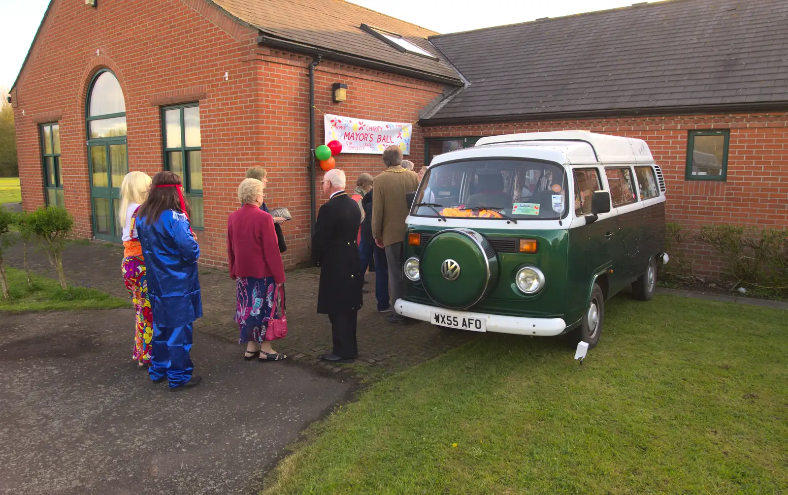 Merlin's campervan, from The BBs at the Mayor's Charity Ball, Town Moors, Eye, Suffolk - 4th May 2013