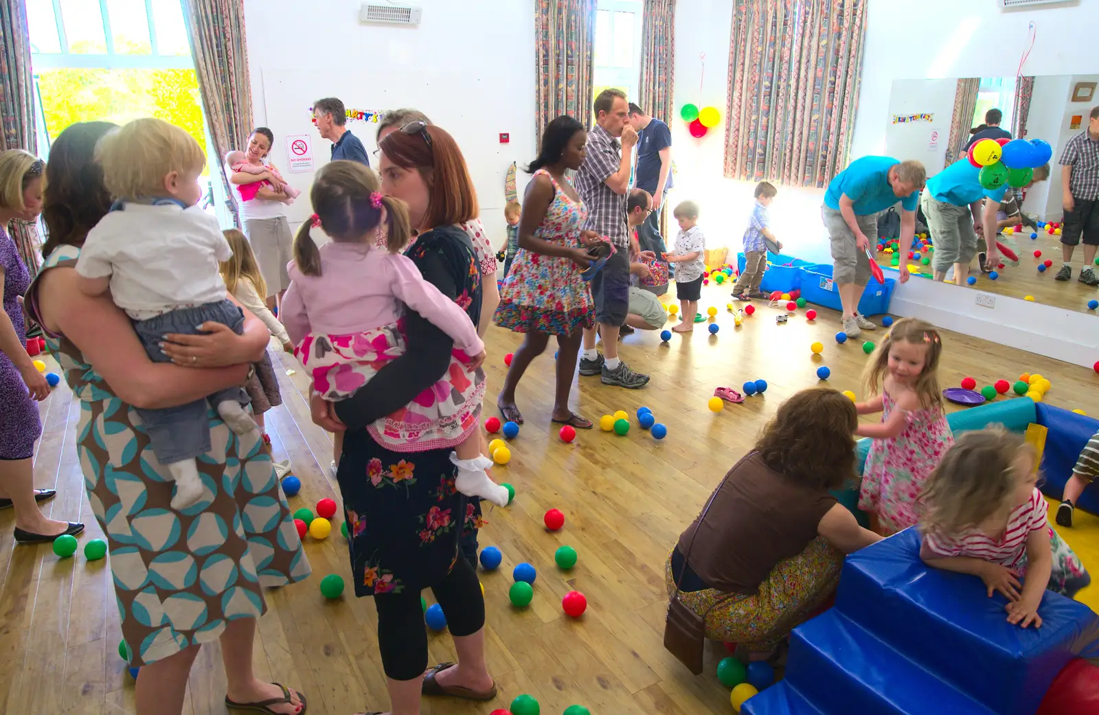 A thousand people in the room, from Rosie and Henry's Birthday Party, Mellis, Suffolk - 5th May 2013