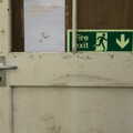 'Please wipe you feet' sign on the door, Demolishing The 1st Eye Scout Hut, Wellington Road, Eye, Suffolk - 11th May 2013