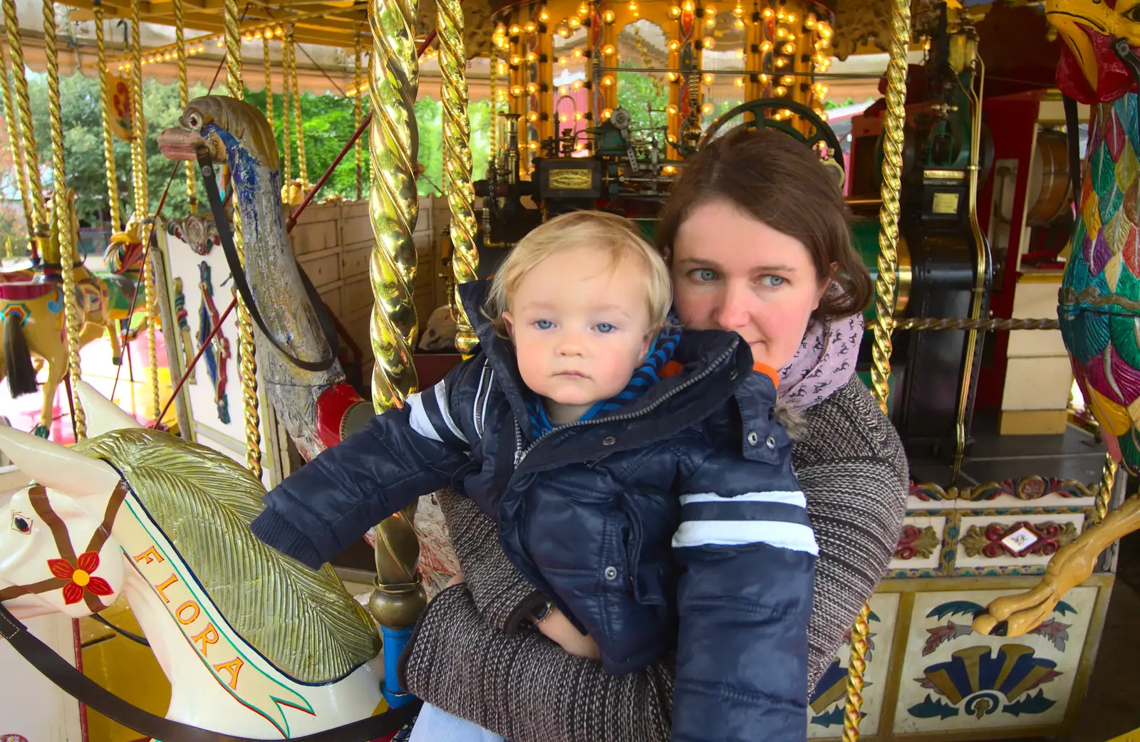 Harry looks non-plussed, from A Day at Bressingham Steam and Gardens, Diss, Norfolk - 18th May 2013