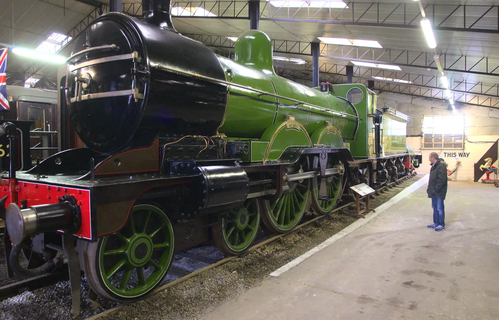 Another huge steam loco, from A Day at Bressingham Steam and Gardens, Diss, Norfolk - 18th May 2013