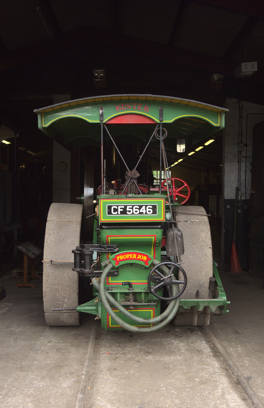 A Burrell traction engine: 'Proper Job' from A Day at Bressingham Steam and Gardens, Diss, Norfolk - 18th May 2013