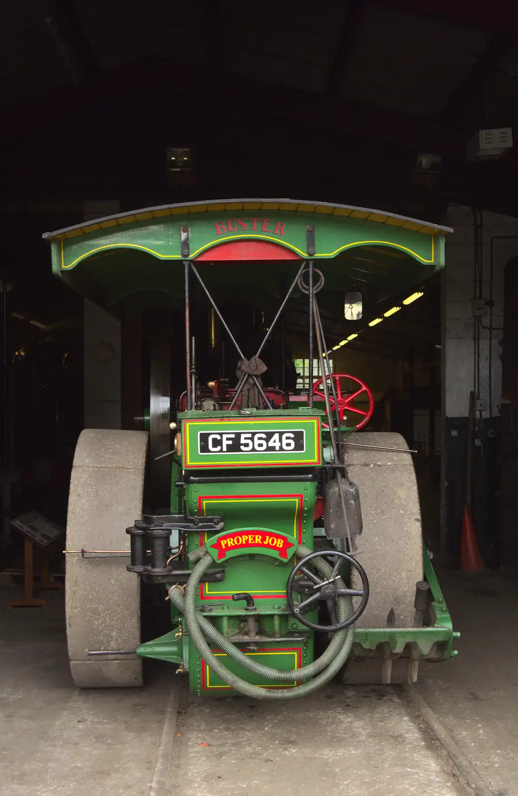 A Burrell traction engine: 'Proper Job', from A Day at Bressingham Steam and Gardens, Diss, Norfolk - 18th May 2013