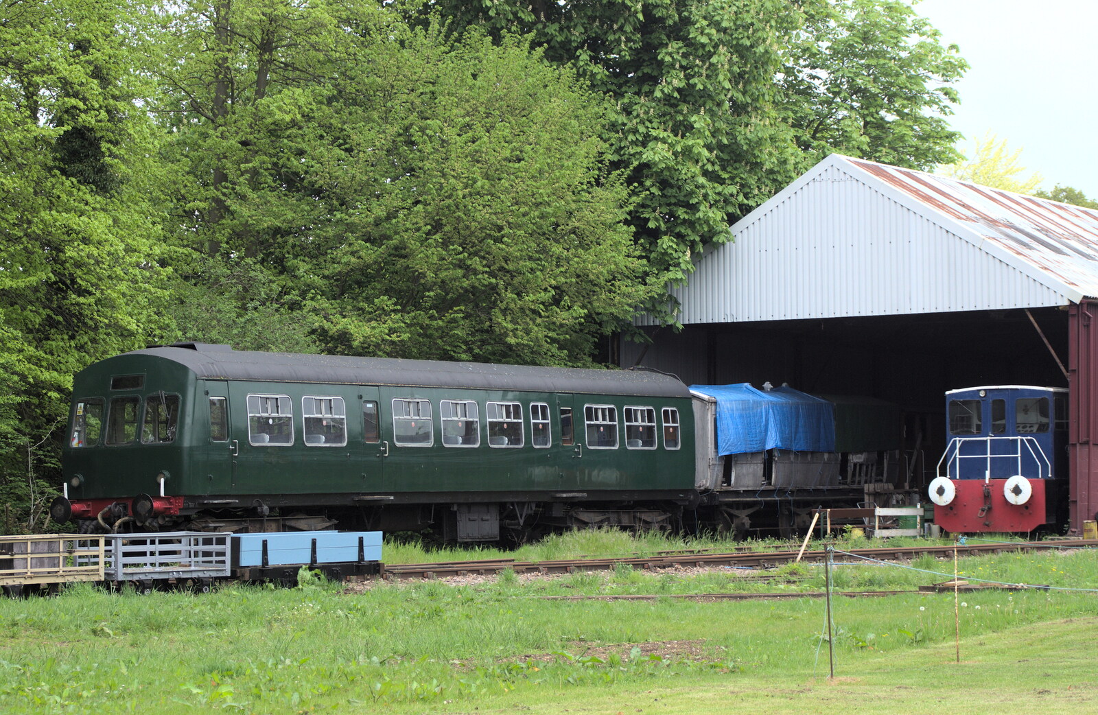 An old DEMU unit from A Day at Bressingham Steam and Gardens, Diss, Norfolk - 18th May 2013