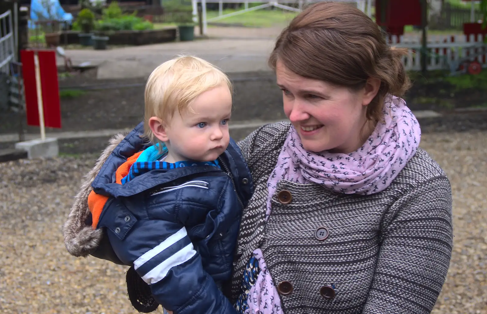 Isobel hauls Harry around, from A Day at Bressingham Steam and Gardens, Diss, Norfolk - 18th May 2013