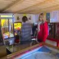 Isobel and Janet back in the arcade, A Day at Bressingham Steam and Gardens, Diss, Norfolk - 18th May 2013