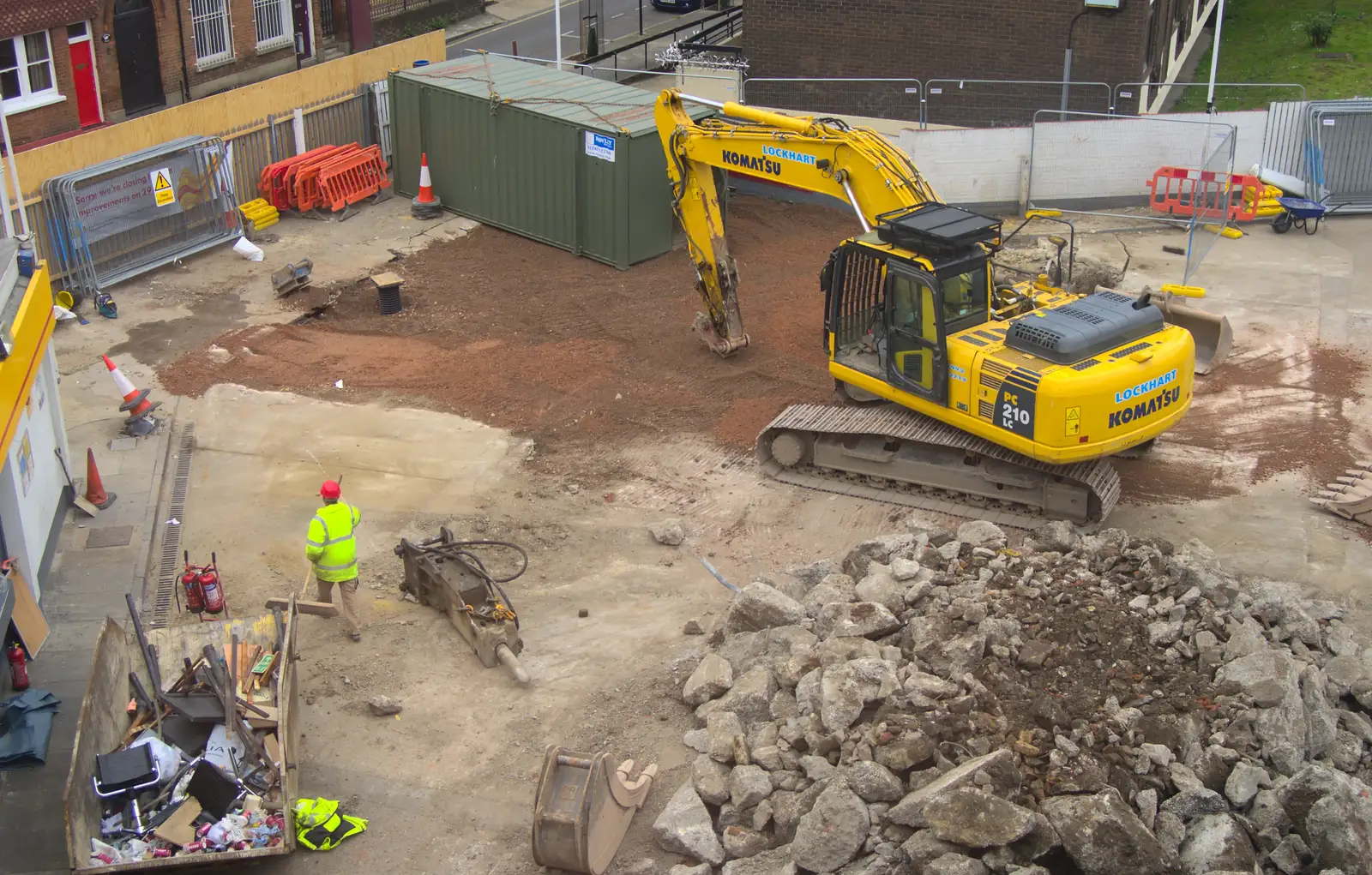 The old tank hole is fully filled in, from Tangmere at Norwich Station, Norwich, Norfolk - 25th May 2013