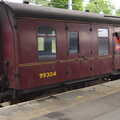 A Mark 1 coach in maroon moves up the platform, Tangmere at Norwich Station, Norwich, Norfolk - 25th May 2013