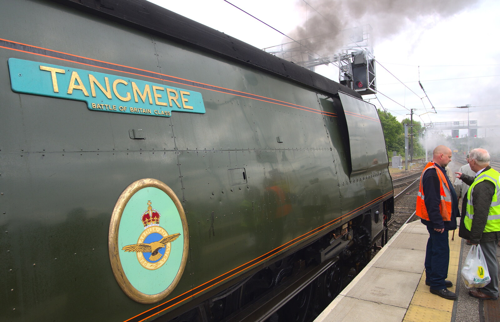 Tangmere's RAF crest from Tangmere at Norwich Station, Norwich, Norfolk - 25th May 2013