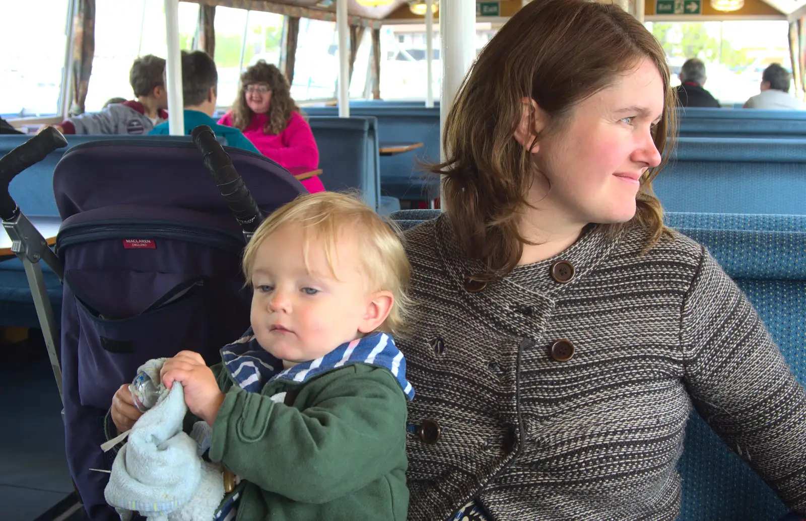 Harry and Isobel, from A Trip on the Norfolk Broads, Wroxham, Norfolk - 25th May 2013