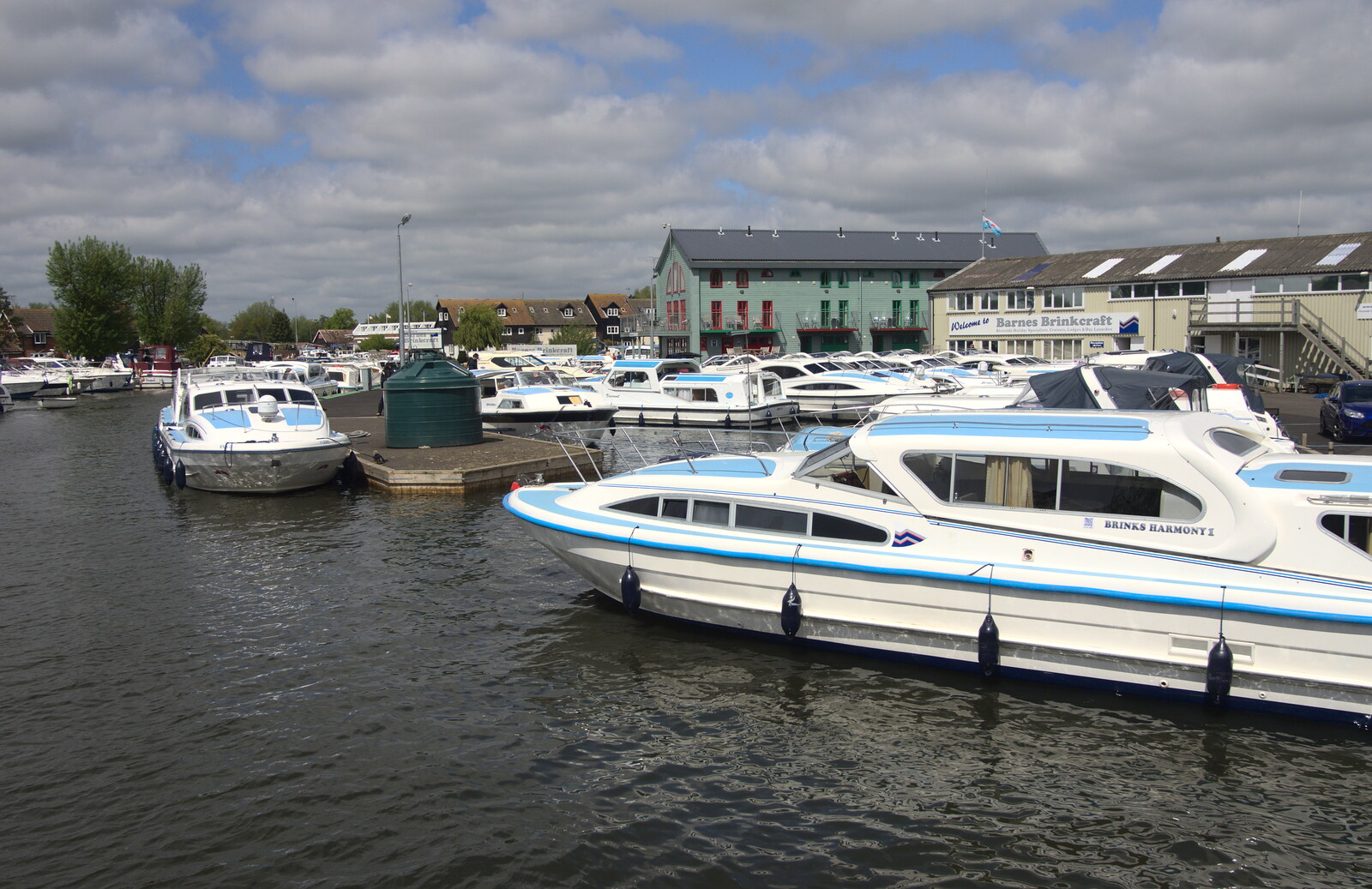 The Barnes Brinkcraft marina from A Trip on the Norfolk Broads, Wroxham, Norfolk - 25th May 2013