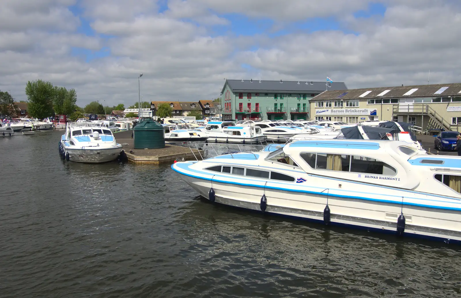 The Barnes Brinkcraft marina, from A Trip on the Norfolk Broads, Wroxham, Norfolk - 25th May 2013