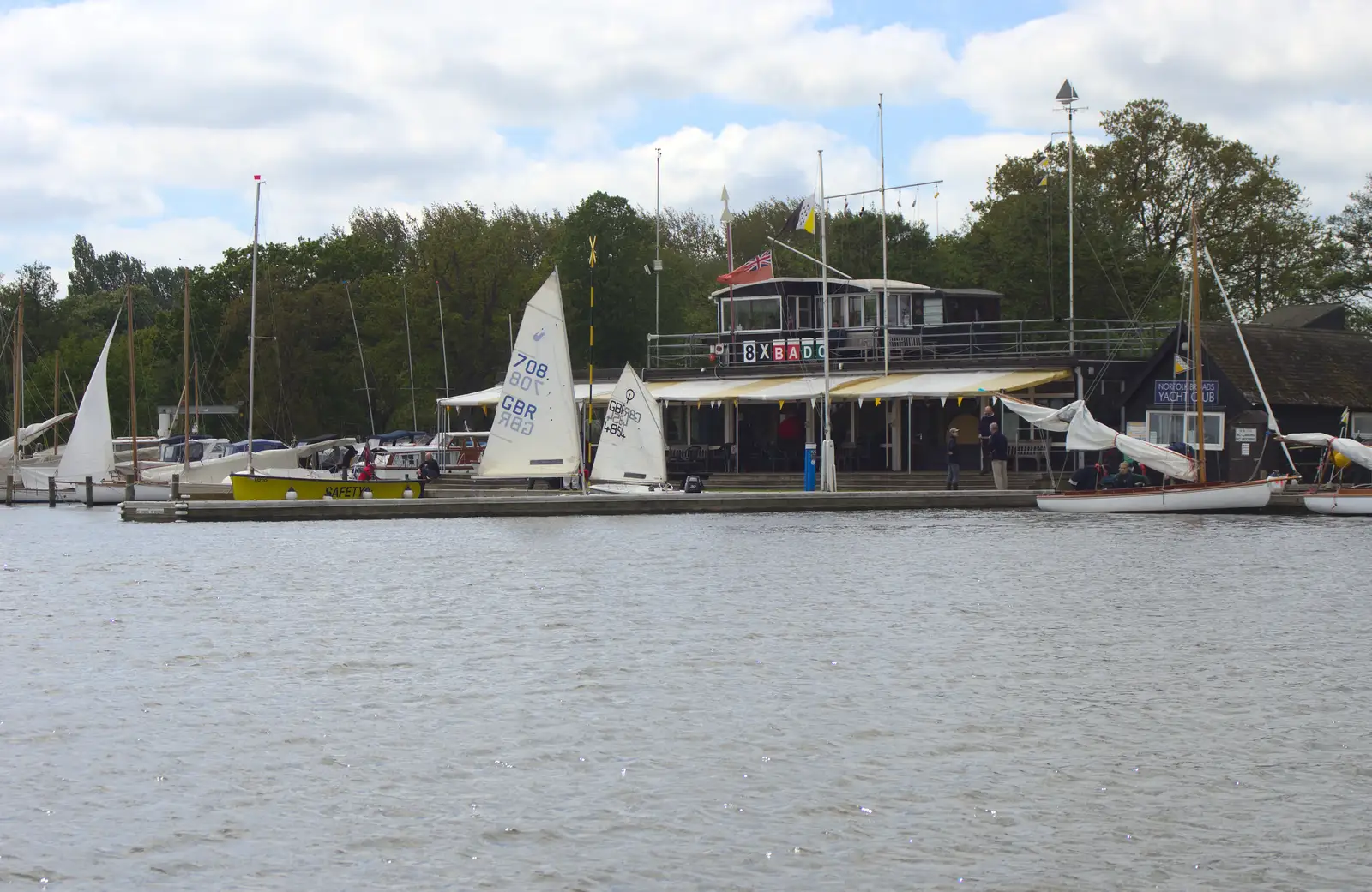 Dinghies at the Norfolk Broads Yacht Club, from A Trip on the Norfolk Broads, Wroxham, Norfolk - 25th May 2013