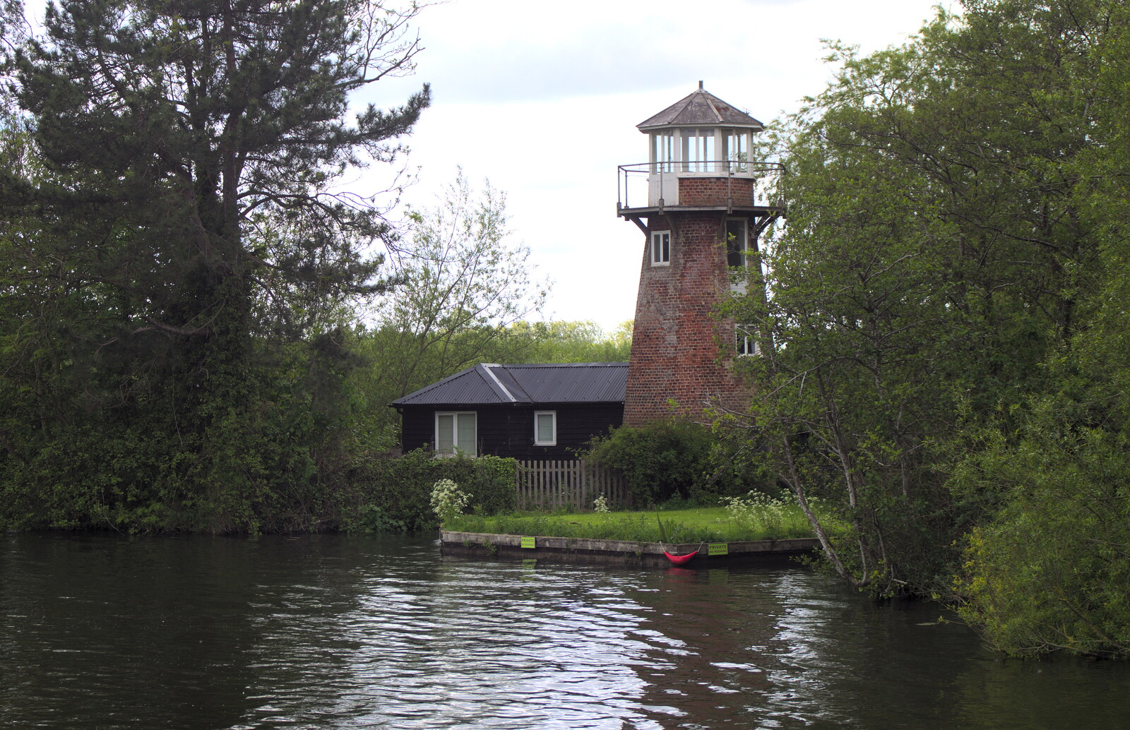 A converted wind pump from A Trip on the Norfolk Broads, Wroxham, Norfolk - 25th May 2013