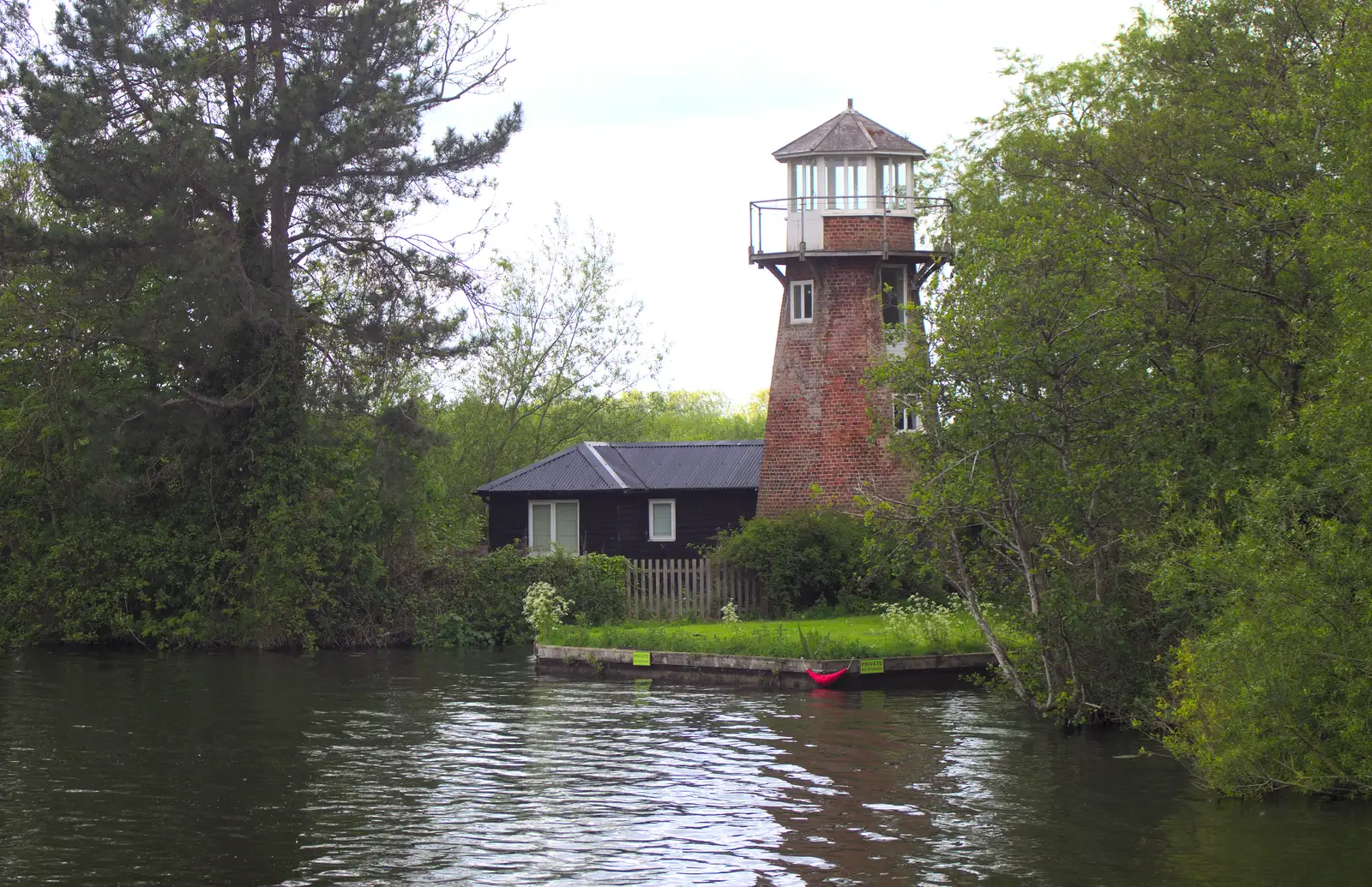 A converted wind pump, from A Trip on the Norfolk Broads, Wroxham, Norfolk - 25th May 2013