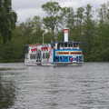 The paddle boat 'Vintage Broadsman', A Trip on the Norfolk Broads, Wroxham, Norfolk - 25th May 2013