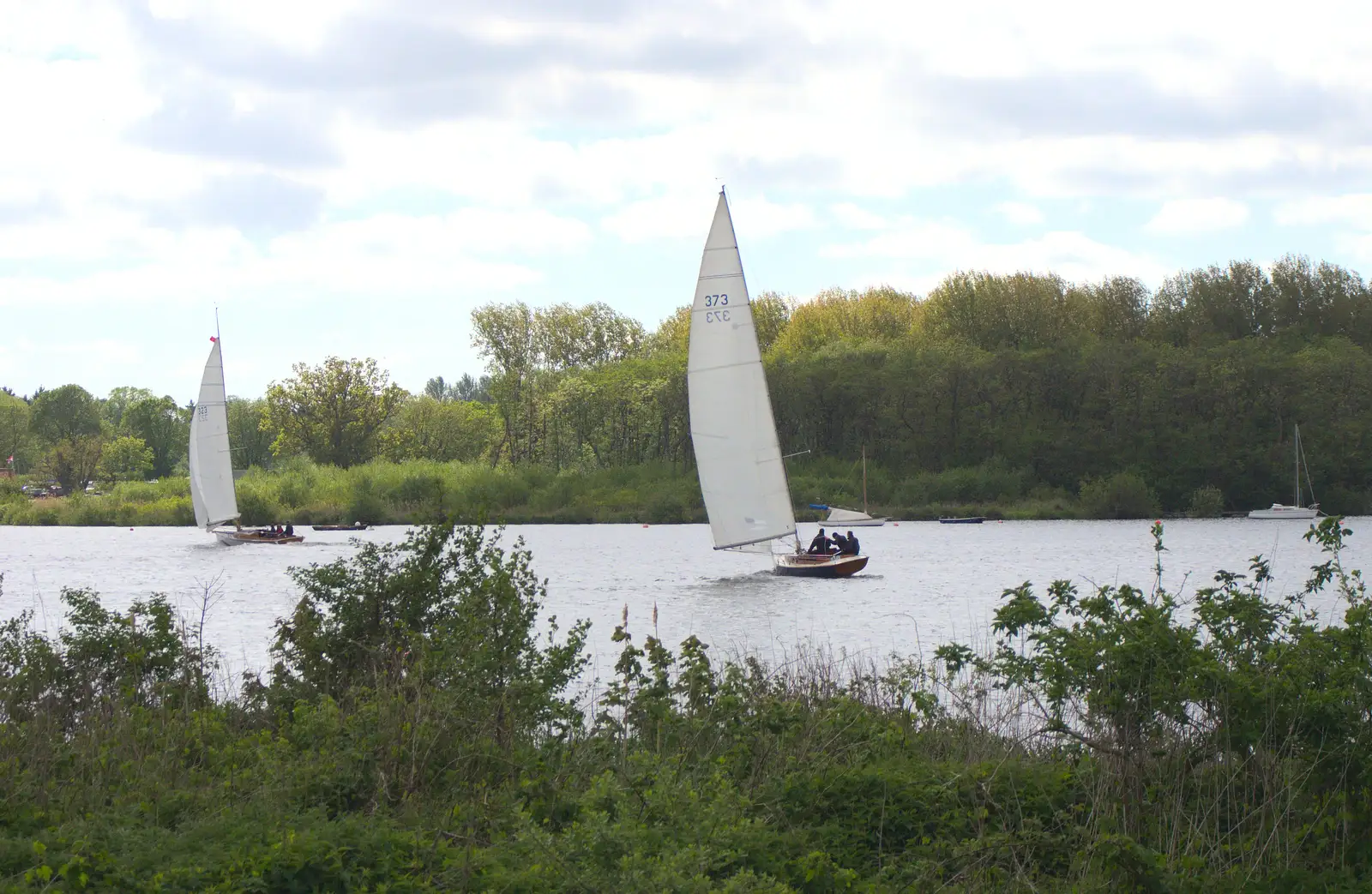 More sailing on the broads, from A Trip on the Norfolk Broads, Wroxham, Norfolk - 25th May 2013