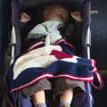 Harry - Baby Gabey - takes a nap, A Trip on the Norfolk Broads, Wroxham, Norfolk - 25th May 2013