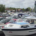 The marina is crowded, A Trip on the Norfolk Broads, Wroxham, Norfolk - 25th May 2013