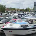 The marina is crowded, A Trip on the Norfolk Broads, Wroxham, Norfolk - 25th May 2013