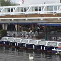 A line up of boats, and the 70s Hotel Wroxham, A Trip on the Norfolk Broads, Wroxham, Norfolk - 25th May 2013