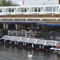 A line up of boats, and the 70s Hotel Wroxham, A Trip on the Norfolk Broads, Wroxham, Norfolk - 25th May 2013