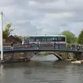 A coach crosses the bridge, A Trip on the Norfolk Broads, Wroxham, Norfolk - 25th May 2013