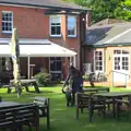 Harry trundles across the lawn, A Trip on the Norfolk Broads, Wroxham, Norfolk - 25th May 2013