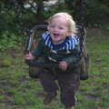 Harry's enjoying the swings, A Trip on the Norfolk Broads, Wroxham, Norfolk - 25th May 2013